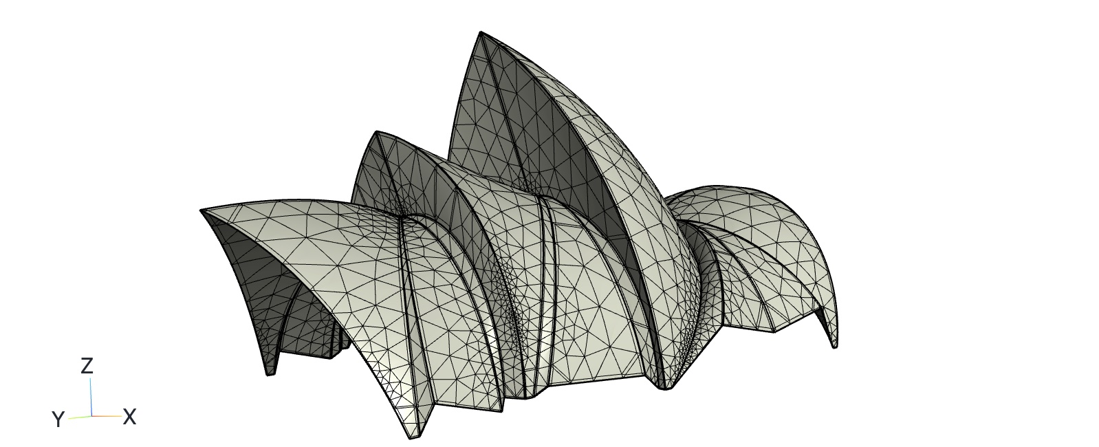 3D model of the Sydney Opera House