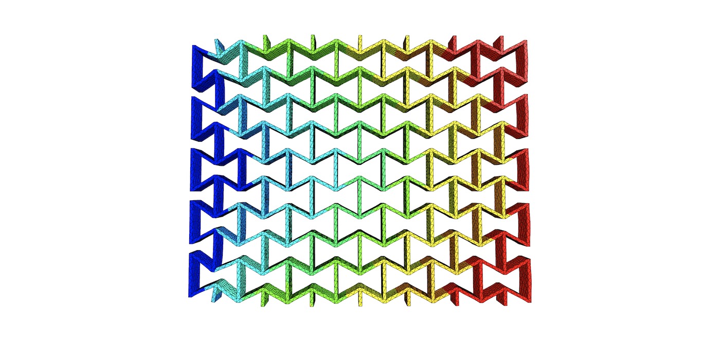 Design, Simulate (FEM), and 3D Print Auxetic Materials 