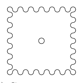 Two circular gears with given center distance