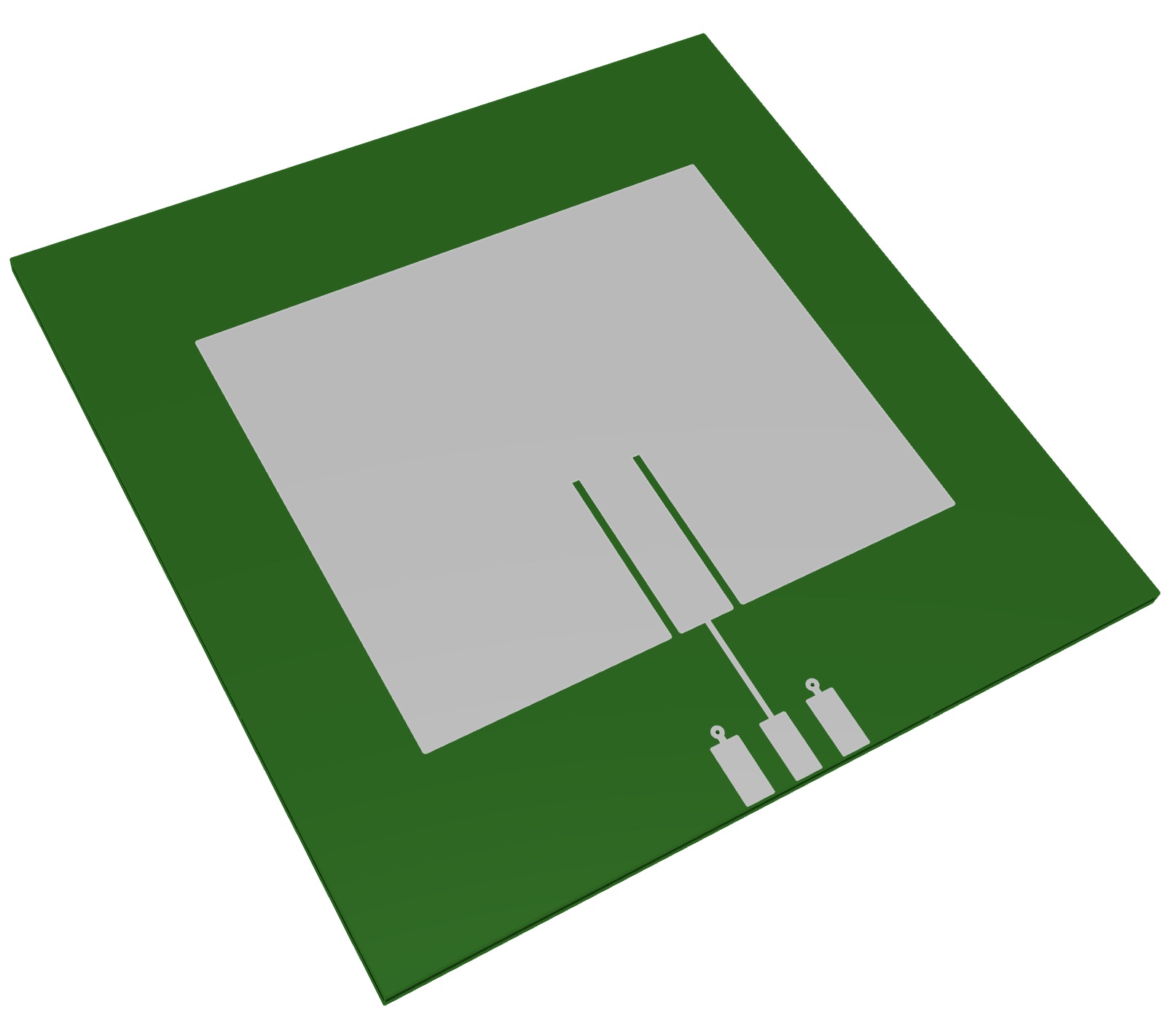 Square Patch Antenna STEP File preview